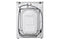 LG WM9900HSA Front Load Washers Brushed Platinum Steel – Side Profile