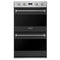 Viking RVDOE330CS Double Wall Ovens Cast Black Front View