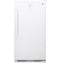 GE Appliances FUF17DLRWW Upright Freezers White Front View