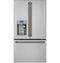 CAFE CYE22UP2MS1 French Door Refrigerators Stainless Steel – Studio Shot