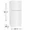 Frigidaire FFET1222UW Top Freezer Refrigerators White – Appliance Image