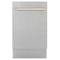 ZLINE DWVZ30418G Built-In Dishwashers Gold Front View