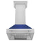 ZLINE 8654SNXBM30 Ducted Mount Hoods Blue Matte – Appliance Image