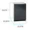 Avanti RM52T1BB Compact Refrigerators Black – Appliance Image
