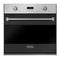 Viking RVSOE330CS Single Wall Ovens Cast Black Front View