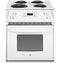 GE Appliances JM250DTWW Drop-In Ranges White Front View