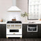 ZLINE KB4STZWM36CB Ducted Mount Hoods Champagne Bronze Accents – Catalog Photo