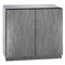 U-Line U3036RRINT00B Compact Refrigerators Integrated Solid Front View