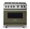Viking VGR5366BMALP Freestanding Ranges Martini Front View