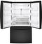 GE Appliances GNE27JGMBB French Door Refrigerators Black – Appliance Image