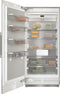 MIELE F2912SF Upright Freezers Stainless Steel/Cleansteel Front View