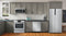 Frigidaire FRSG2115AV Side By Side Refrigerators Fingerprint-Resistant Stainless Steel Look – Studio Shot