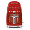 SMEG DCF02RDUS Coffee Makers And Grinders Glossy Red Front View
