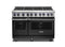 Viking VDR74828BCS Professional Ranges Cast Black Front View