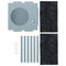 Zephyr BRC0007 Range Hood Accessories Stainless Steel Front View