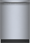 Bosch SHE53C85N Built-In Dishwashers Stainless Steel Front View