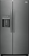 Frigidaire GRSS2652AD Side By Side Refrigerators Black Stainless Steel Front View
