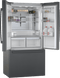 Bosch B36CT80SNB French Door Refrigerators Black Stainless Steel – Lifestyle Photo