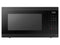 Samsung MS19DG8500MT Countertop Microwaves Matte Black Stainless Steel Front View