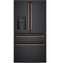 CAFE CVE28DP3ND1 French Door Refrigerators Matte Black – Catalog Photo