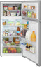 Frigidaire FRTE1622AS Top Freezer Refrigerators Stainless Steel – Studio Shot