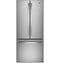 GE Appliances GNE21FYKFS French Door Refrigerators Fingerprint Resistant Stainless Front View