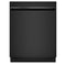 GE Appliances GDT225SGLBB Built-In Dishwashers Black Front View