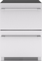 Zephyr PRRFD24C2AS Upright Freezers Stainless Steel Front View