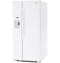 GE Appliances GSS23GGPWW Side By Side Refrigerators White – Studio Shot