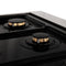 ZLINE RTZ36G Gas Cooktops Gold Accents – Lifestyle Photo
