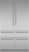 Thermador T48BT120NS French Door Refrigerators Stainless Steel Front View