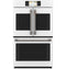 CAFE CTD90FP4NW2 Double Wall Ovens Matte White – Angle View