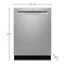 GE Appliances GDF650SYVFS Built-In Dishwashers Fingerprint Resistant Stainless – Control Panel