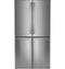 GE Appliances PAE28BYTFS French Door Refrigerators Fingerprint Resistant Stainless Front View