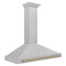 ZLINE KB4SNZ48CB Ducted Mount Hoods Champagne Bronze Accents Front View