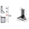 ZLINE 48 in. Outdoor Wall Mount Range Hood in Stainless Steel KB30448