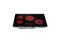 LG CBEW3013BE Electric Cooktops Black – Back Panel