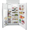 GE Appliances PSB42YSNSS Side By Side Refrigerators Stainless Steel – Catalog Photo