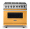Viking VDR5366BDA Freestanding Ranges Daffodil Front View