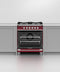 Fisher & Paykel OR30SCG4R1 Freestanding Ranges Red – Studio Shot