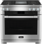 MIELE HR19363LPDFGD Professional Ranges Clean Touch Steel Front View