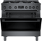 Bosch HDS8645U Freestanding Ranges Black Stainless Steel – Back Panel