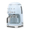 Smeg DCF02PBUS Coffee Makers And Grinders Glossy Pastel Blue – Official Product Photo
