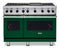 Viking VGR74826GIV Freestanding Ranges Ivy Front View