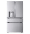 LG LF29H8330S French Door Refrigerators Print Proof Stainless Steel Front View