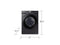 Samsung DVG45T6000V Front Load Dryers Brushed Black – Appliance Image