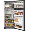 GE Appliances GTS18HGNRBB Top Freezer Refrigerators Black – Catalog Photo