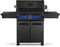 NAPOLEON BBQ P500RSIBNK3PHM Legacy Phantom Prestige 500 RSIB with Infrared Side and Rear Burner , Natural Gas, Satin Black