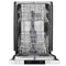 ZLINE DWBSH18 Built-In Dishwashers Black Stainless – Studio Shot