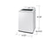 Samsung WA44A3205AW Top Load Washers White – Appliance Image